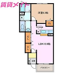 ハーモニー白ゆり B 1階