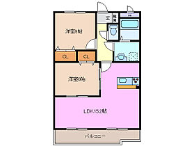 三重県桑名市長島町又木（賃貸マンション2LDK・1階・60.06㎡） その2