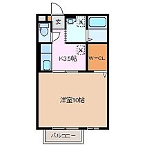 三重県桑名市内堀（賃貸アパート1K・1階・33.39㎡） その2