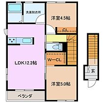 三重県桑名市大字大福（賃貸アパート2LDK・2階・56.72㎡） その2