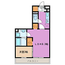 三重県桑名市野田６丁目（賃貸アパート1LDK・2階・35.21㎡） その2