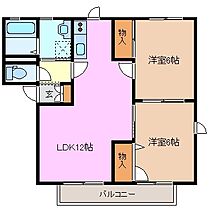 三重県桑名市新西方５丁目（賃貸アパート2LDK・2階・54.13㎡） その2