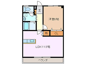 三重県三重郡川越町大字高松（賃貸マンション1LDK・2階・40.00㎡） その2