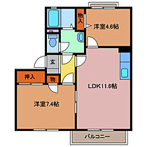 三重県桑名市大字西別所（賃貸アパート2LDK・1階・52.57㎡） その2