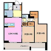 三重県桑名市陽だまりの丘１丁目（賃貸マンション2LDK・3階・73.62㎡） その2