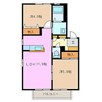 三重県桑名市新西方５丁目（賃貸アパート2LDK・1階・52.96㎡） その2