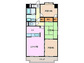 三重県桑名市大字東方（賃貸マンション3LDK・2階・66.96㎡） その2