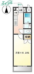 サンフォレスト・TOMO 1Kの間取図画像