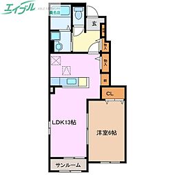ローズハウス OZ II 1階/-