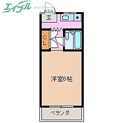 桜マンション 2階/-
