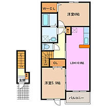 四季 202 ｜ 三重県桑名市大字小泉（賃貸アパート2LDK・2階・57.21㎡） その2