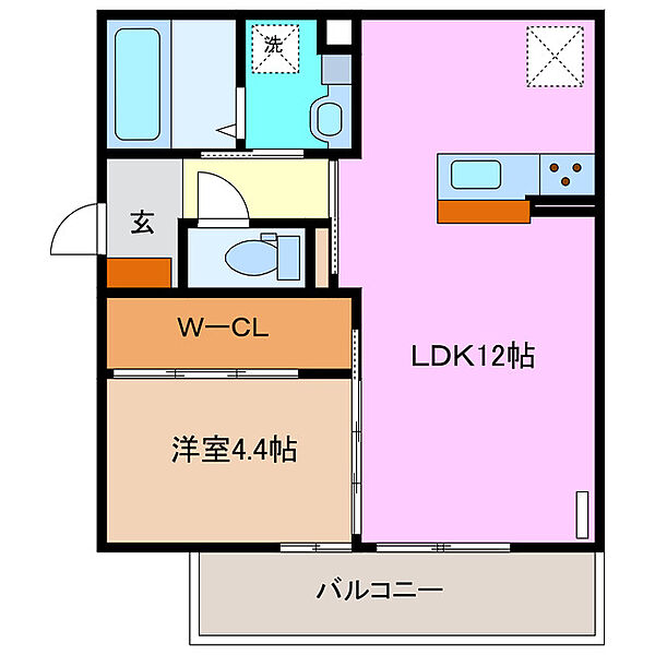 Grandheights Violet 205｜三重県桑名市明正町(賃貸アパート1LDK・2階・40.92㎡)の写真 その1