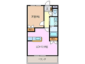 庵マンション 102 ｜ 三重県いなべ市北勢町阿下喜（賃貸マンション1LDK・1階・42.50㎡） その2