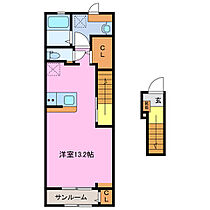 サンポーチ東方　Ｂ 205 ｜ 三重県桑名市大字東方（賃貸アパート1R・2階・40.94㎡） その2