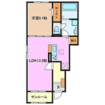 ローレル　II 101 ｜ 三重県桑名市大字額田（賃貸アパート1LDK・1階・50.01㎡） その2