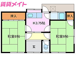 🉐敷金礼金0円！🉐天神ヶ丘借家