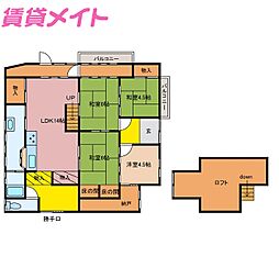 🉐敷金礼金0円！🉐蓮花寺八翔貸家