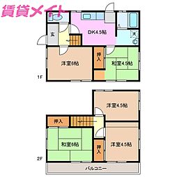 🉐敷金礼金0円！🉐筒尾貸家