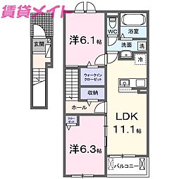 ロイヤルホープ 2階/-