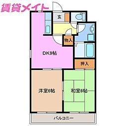 ピースハイツ 2階