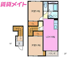 フォレストヴィラ I 2階/-