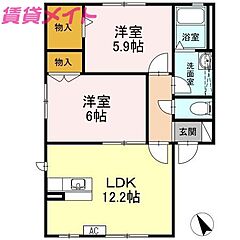 物件の間取り