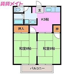 コーポコベルク北勢 2階