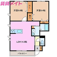 物件の間取り