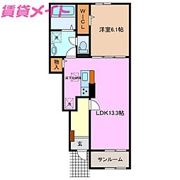 ルミエールサト27 1階/-