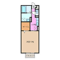 モナリエーレII　A 105 ｜ 三重県桑名市大字江場（賃貸アパート1K・1階・33.34㎡） その2