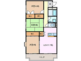 祥庵21 201 ｜ 三重県三重郡川越町大字豊田（賃貸マンション3LDK・2階・69.93㎡） その2