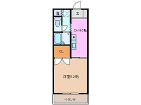 セピアコート 4E ｜ 三重県桑名市大字江場（賃貸マンション1DK・4階・29.70㎡） その2