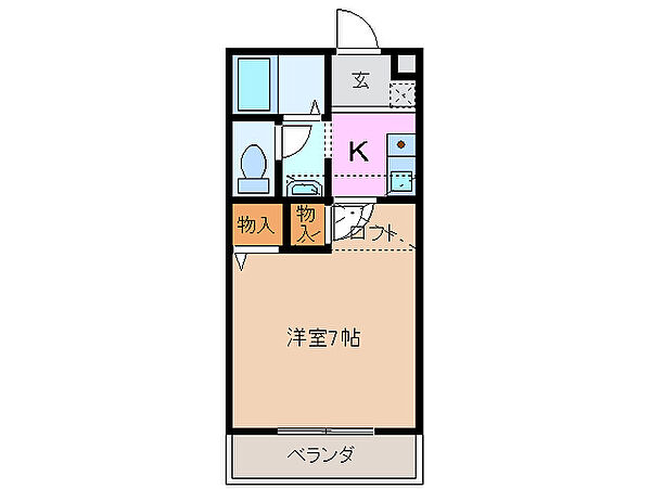 プラザコート西富田 203｜三重県四日市市西富田３丁目(賃貸アパート1K・2階・24.15㎡)の写真 その2