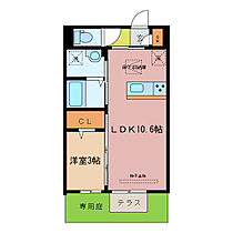 D-room伝馬町 101 ｜ 三重県桑名市伝馬町（賃貸アパート1LDK・1階・33.61㎡） その2