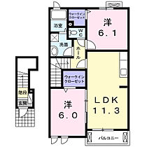 フィオーレIV 202 ｜ 三重県四日市市西富田町（賃貸アパート2LDK・2階・57.58㎡） その2