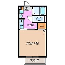 アルモア長島 202 ｜ 三重県桑名市長島町押付（賃貸アパート1K・2階・24.09㎡） その2