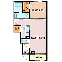 ブリアンIII 102 ｜ 三重県三重郡朝日町大字縄生（賃貸アパート1LDK・1階・39.17㎡） その2