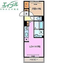 アルバグランデ桑名東方  ｜ 三重県桑名市大字東方（賃貸アパート1LDK・2階・37.03㎡） その2