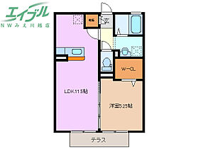 グランモア　パーシモン  ｜ 三重県三重郡朝日町大字柿（賃貸アパート1LDK・1階・40.29㎡） その2