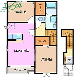 アクアヴァーレ II 2階