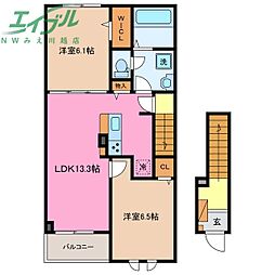 ルチェンテーF I 2階