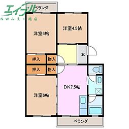 Ｆｏｒｅｖｅｒ　Ａ棟 2階/-