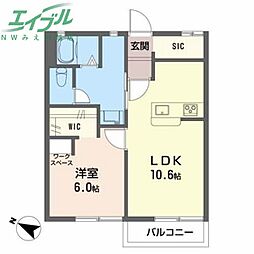 タウニーラポール 1階/-