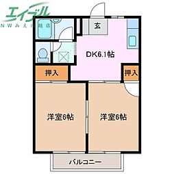 シティハイツ藤 2階
