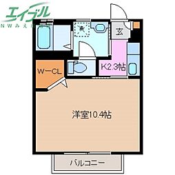 エルフローラ　A棟 2階/-