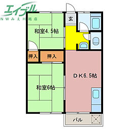 森アパート 2階