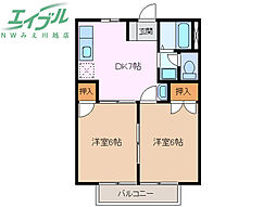 ニューシティチェスナッツA 2階