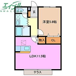 コーキア桑部 1階/-