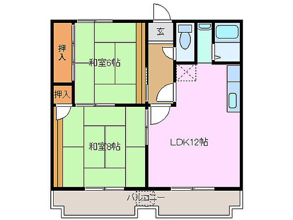 センチュリーハイツ21 A1｜三重県四日市市伊倉３丁目(賃貸マンション2LDK・1階・58.80㎡)の写真 その2