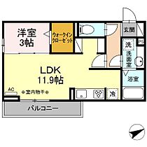 サニースペース 203 ｜ 三重県四日市市伊倉３丁目（賃貸アパート1LDK・2階・37.69㎡） その2